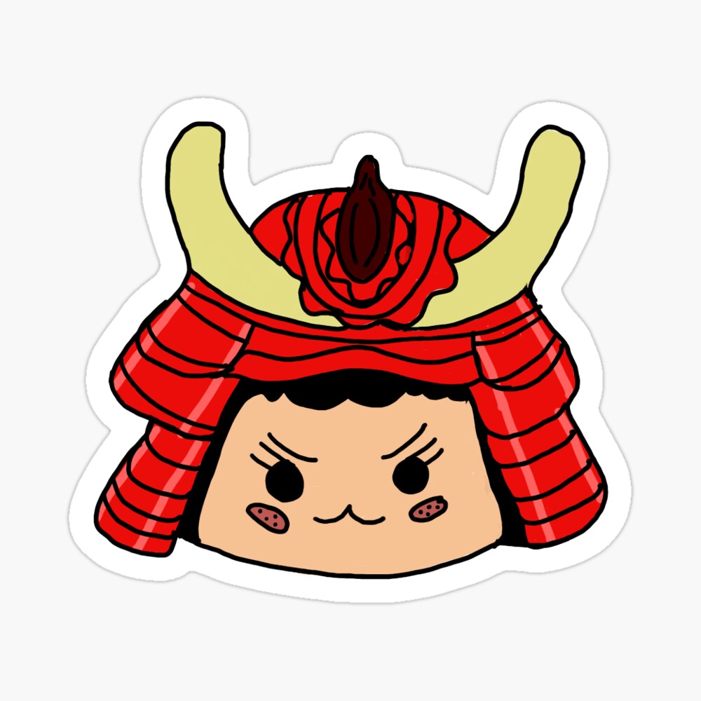 Chibi Samurai Sticker